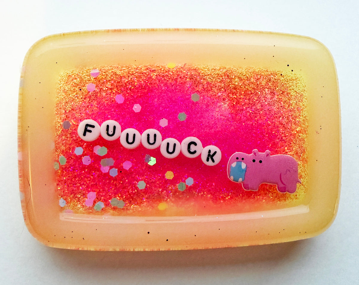 Fuuuuck - Medium Shower Art - READY TO SHIP