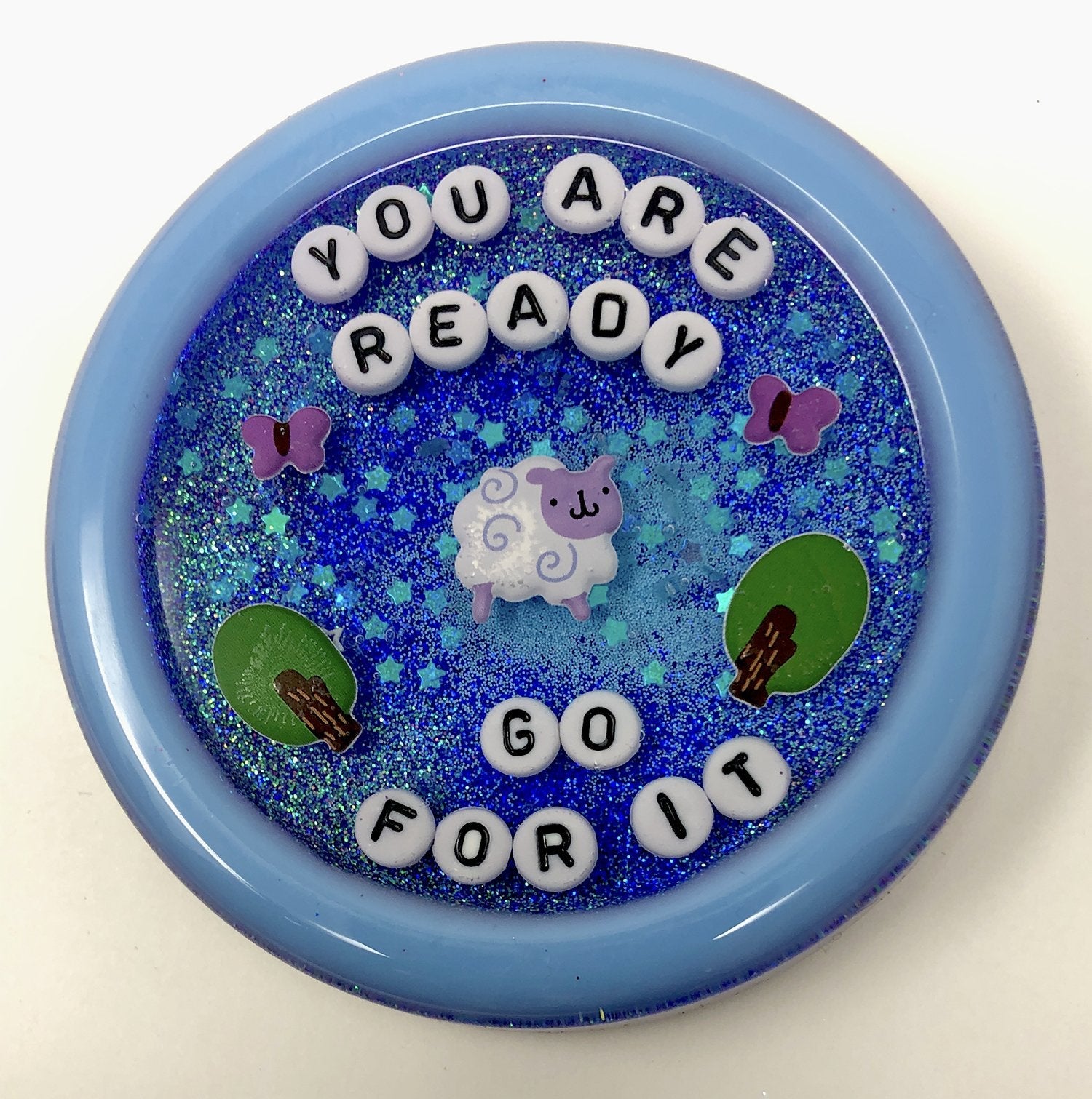 You are Ready. Go For It - Shower Art - READY TO SHIP