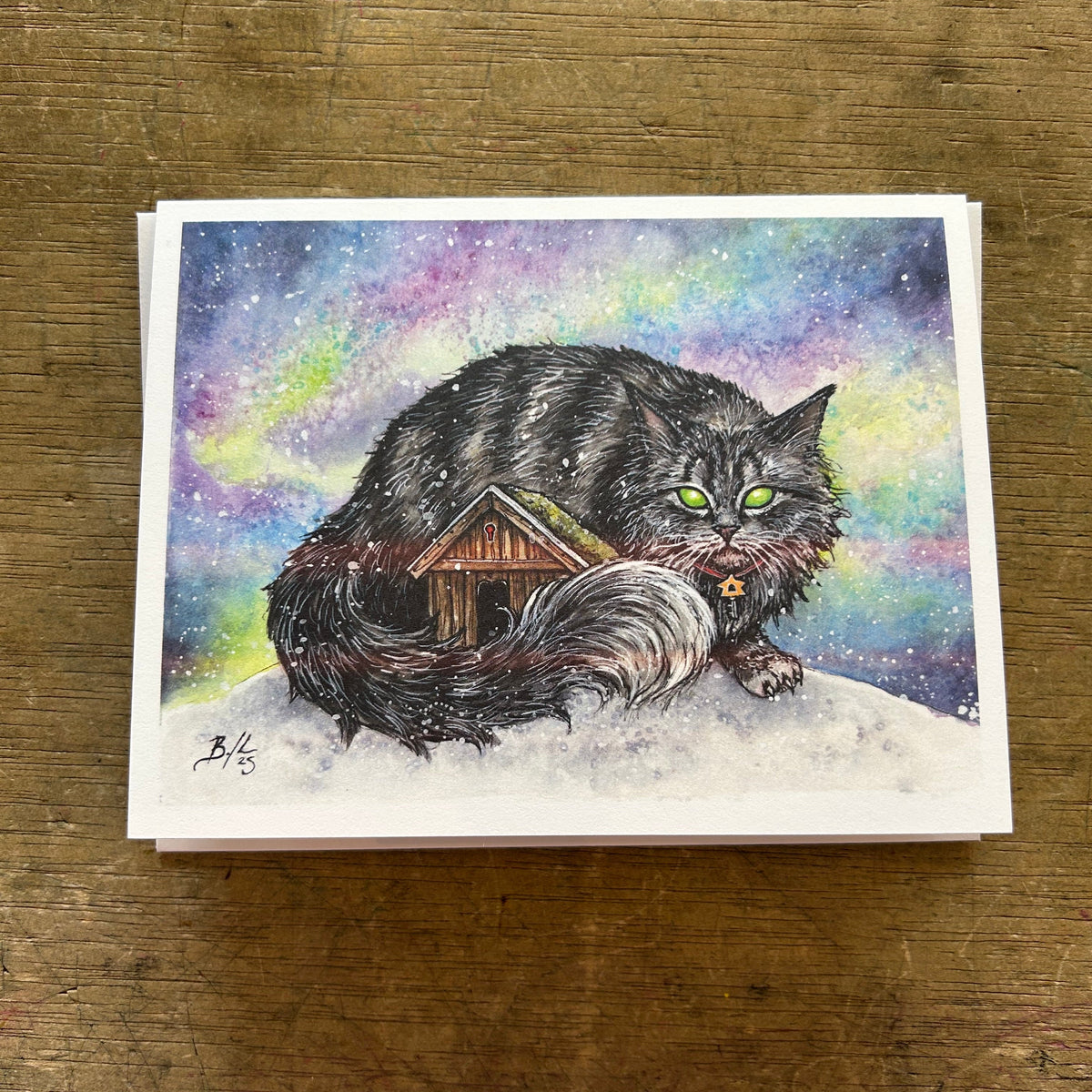 Card - Yule Cat (Clockwork Art / Braden Duncan)