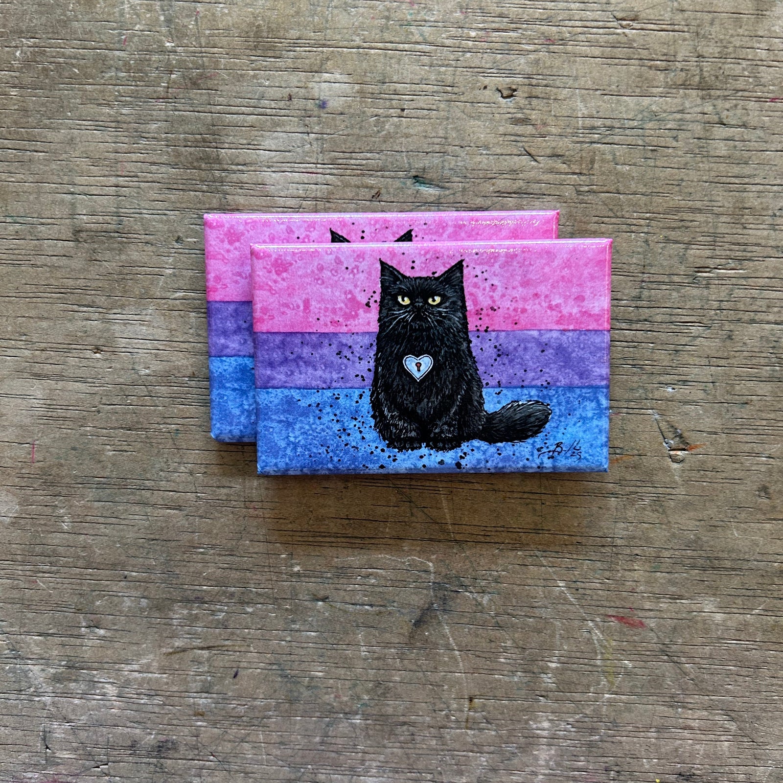 Magnet - Bisexual Pride (Clockwork Art / Braden Duncan)