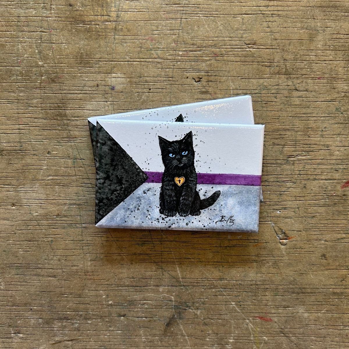 Magnet - Demisexual Pride (Clockwork Art / Braden Duncan)