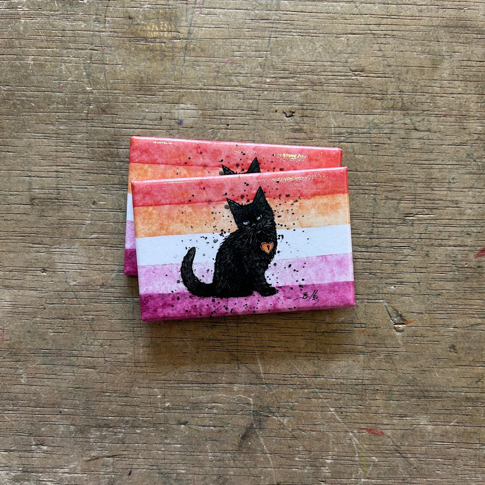 Magnet - Lesbian Pride (Clockwork Art / Braden Duncan)