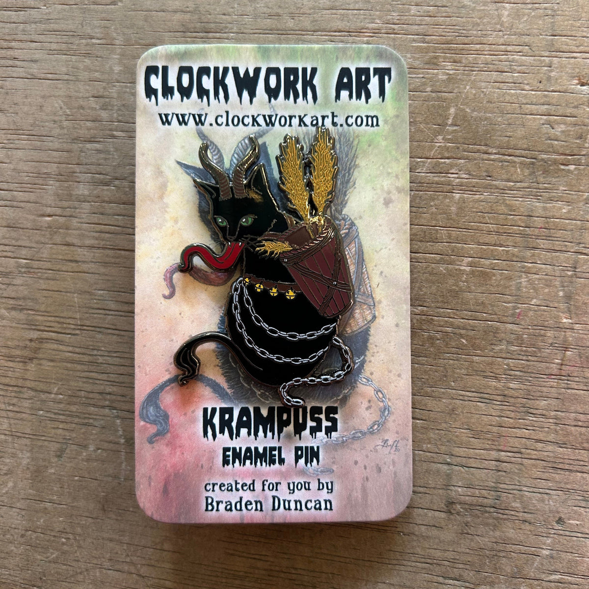 Enamel Pin - Krampuss (Clockwork Art / Braden Duncan)
