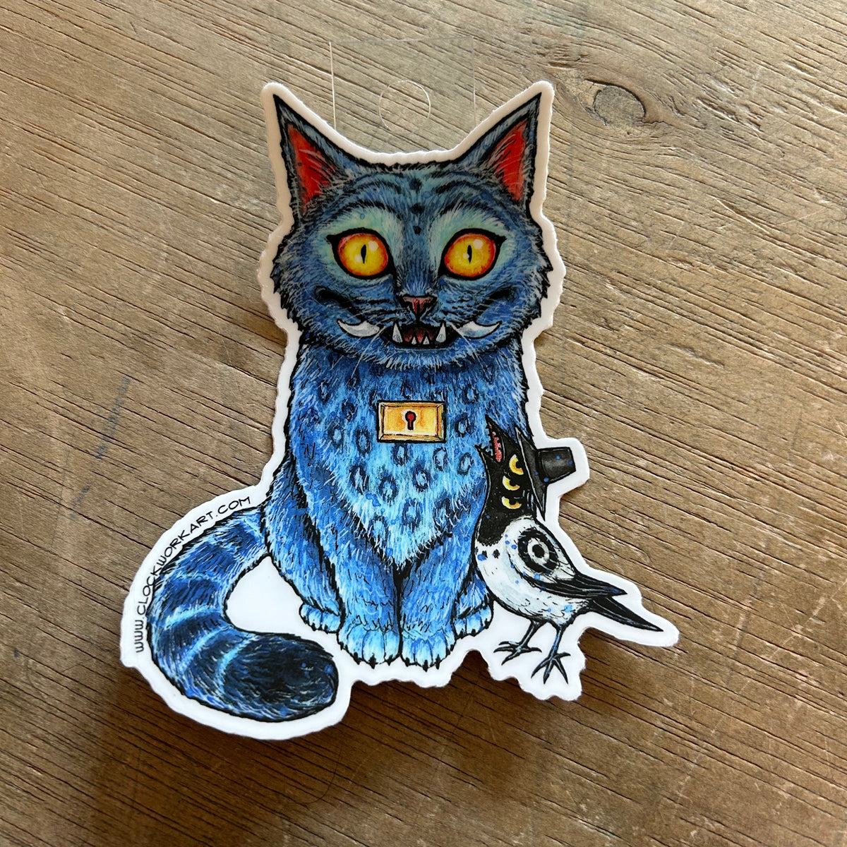 Sticker - Hello Friend (Clockwork Art / Braden Duncan)