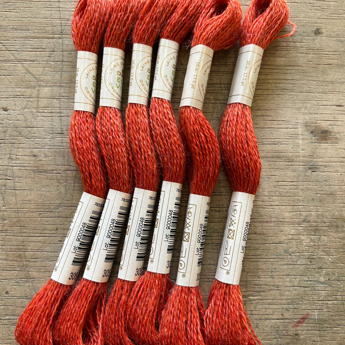 Craft Supply - 100% Organic Wool Crewel Thread