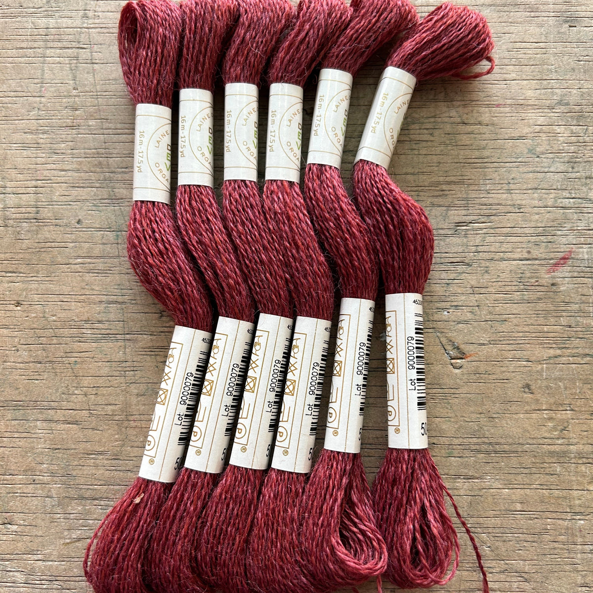 Craft Supply - 100% Organic Wool Crewel Thread