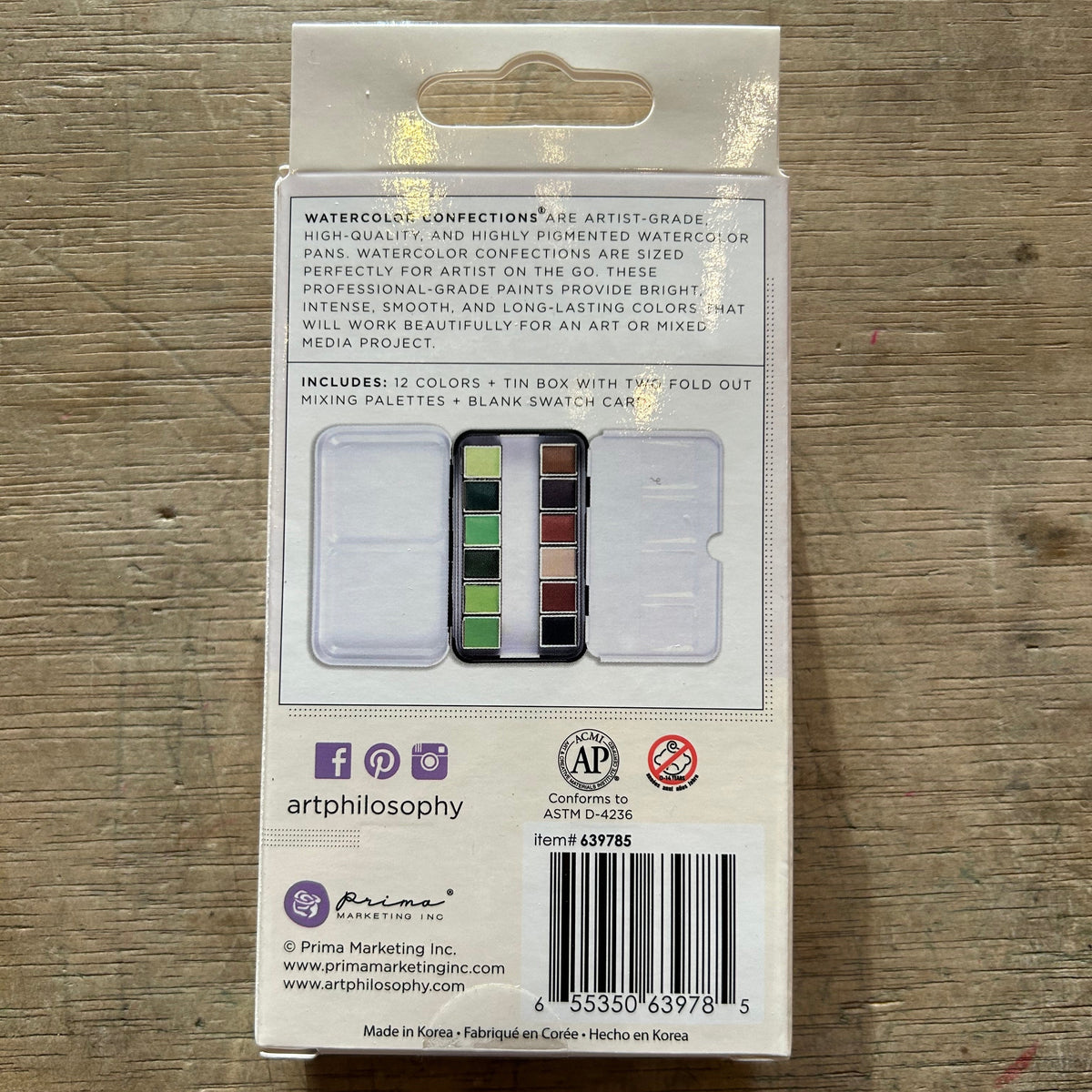 Craft Supply - Watercolor Confections - Terrain