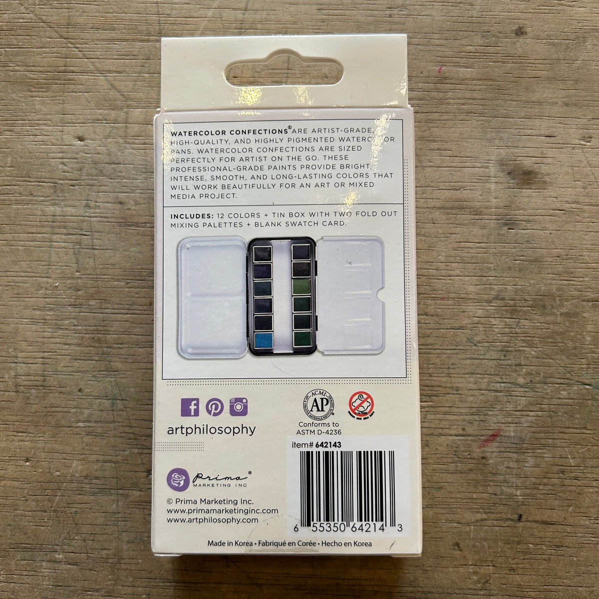Craft Supply - Watercolor Confections - Currents