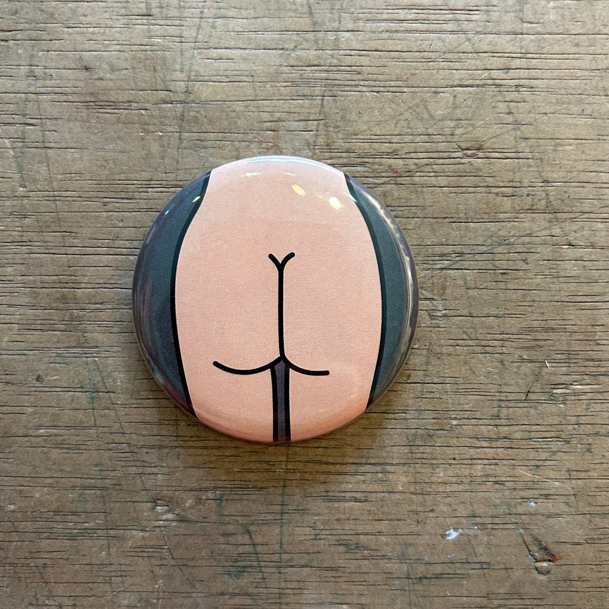 Magnet - 2.25 Inch Round - Butts - Various Styles