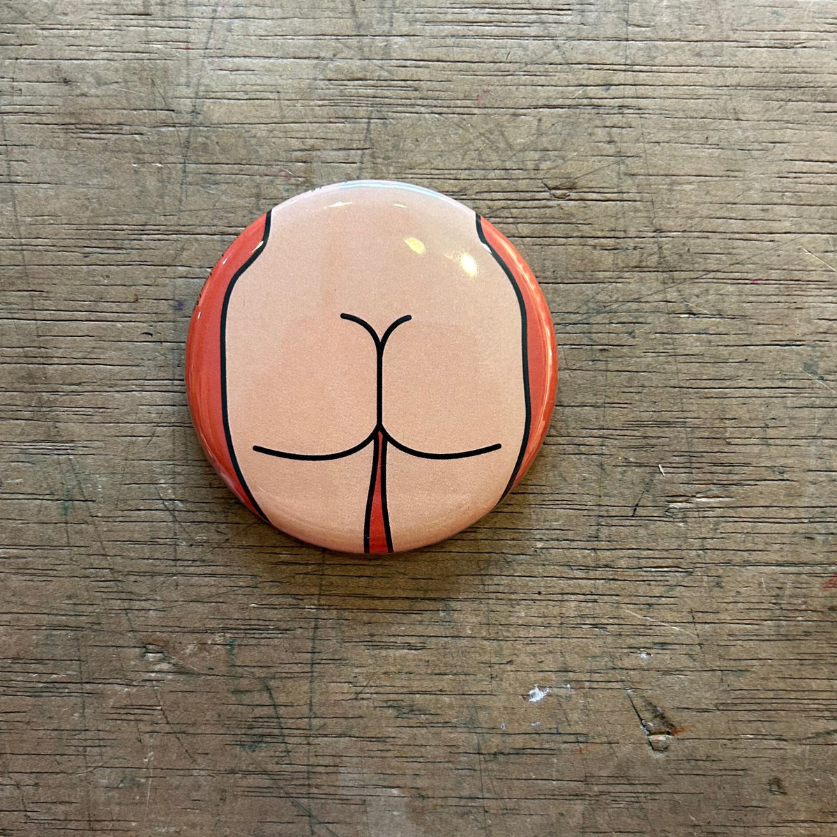 Magnet - 2.25 Inch Round - Butts - Various Styles