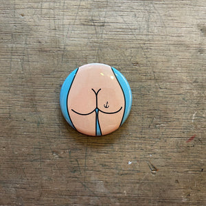 1.25" Button - 3 Pack - Butts - Various Styles