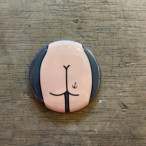 Magnet - 2.25 Inch Round - Butts - Various Styles