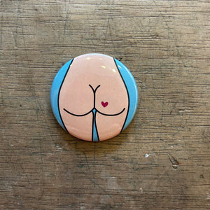 1" Button - 3 Pack - Butts - Various Styles
