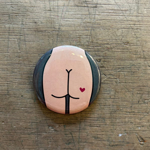 1" Button - 3 Pack - Butts - Various Styles