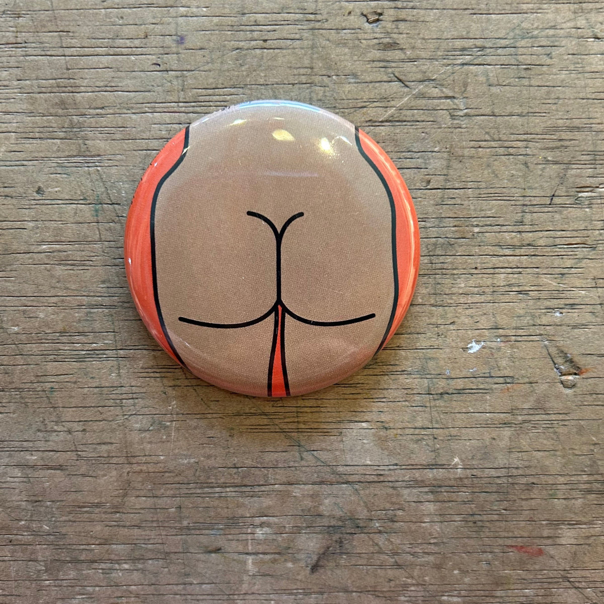 Magnet - 2.25 Inch Round - Butts - Various Styles