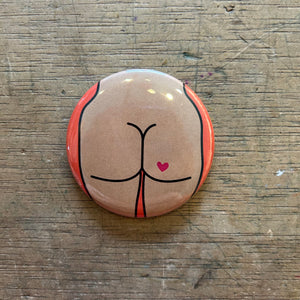Magnet - 2.25 Inch Round - Butts - Various Styles