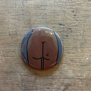 1.25" Button - 3 Pack - Butts - Various Styles