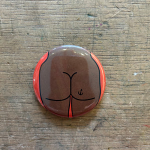 1" Button - 3 Pack - Butts - Various Styles