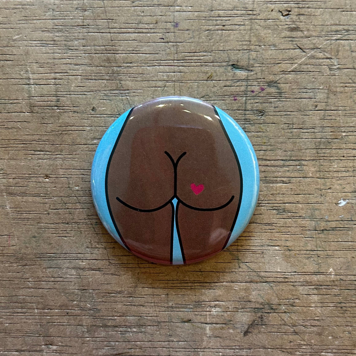 Magnet - 2.25 Inch Round - Butts - Various Styles