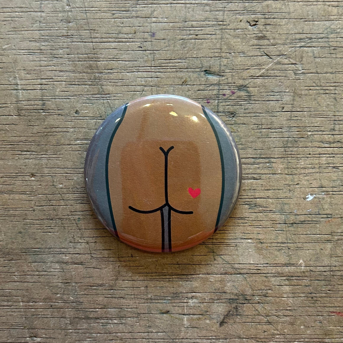 Magnet - 2.25 Inch Round - Butts - Various Styles