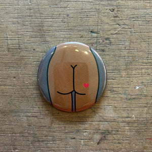 Magnet - 2.25 Inch Round - Butts - Various Styles