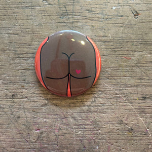 1.25" Button - 3 Pack - Butts - Various Styles