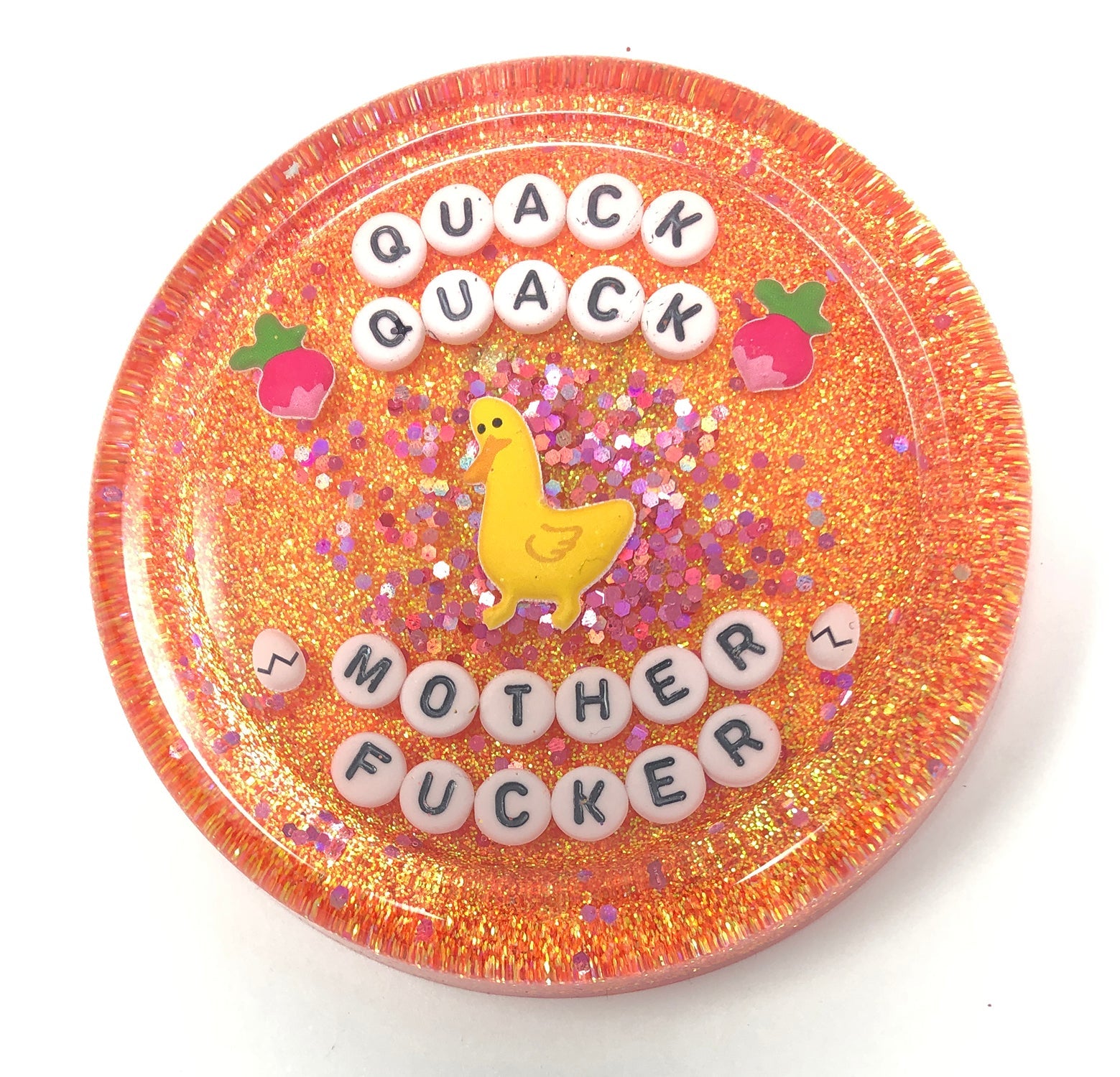 Quack Quack Mother Fucker - Shower Art - READY TO SHIP