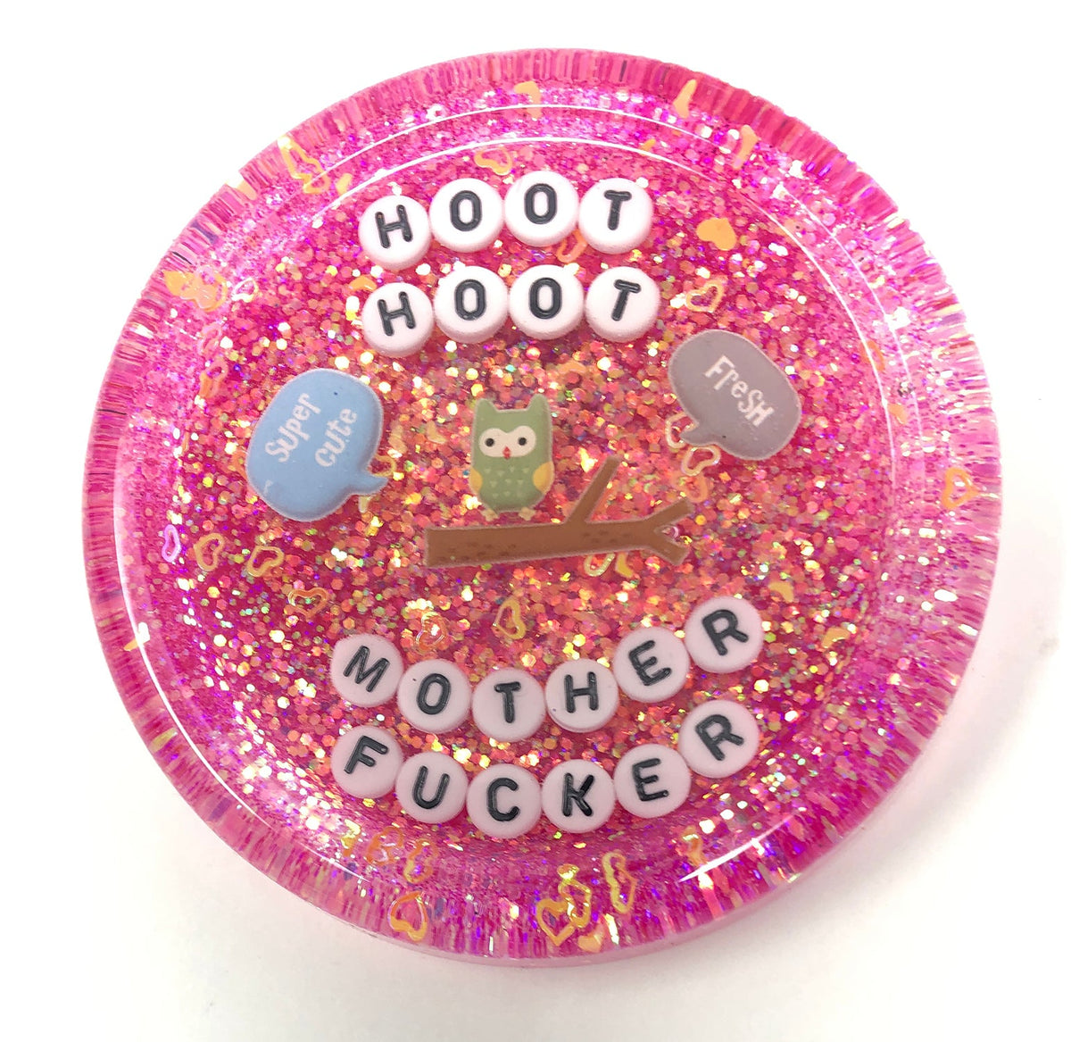 Hoot Hoot Mother Fucker - Shower Art - READY TO SHIP