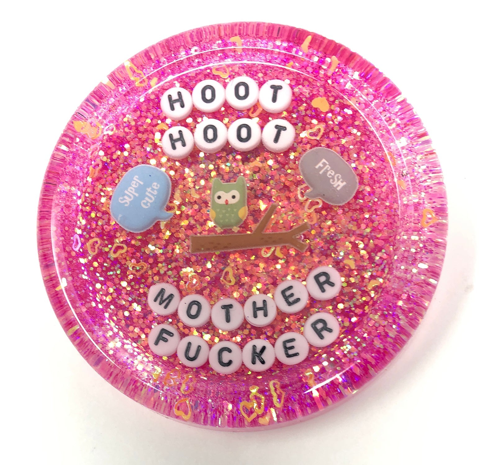 Hoot Hoot Mother Fucker - Shower Art - READY TO SHIP