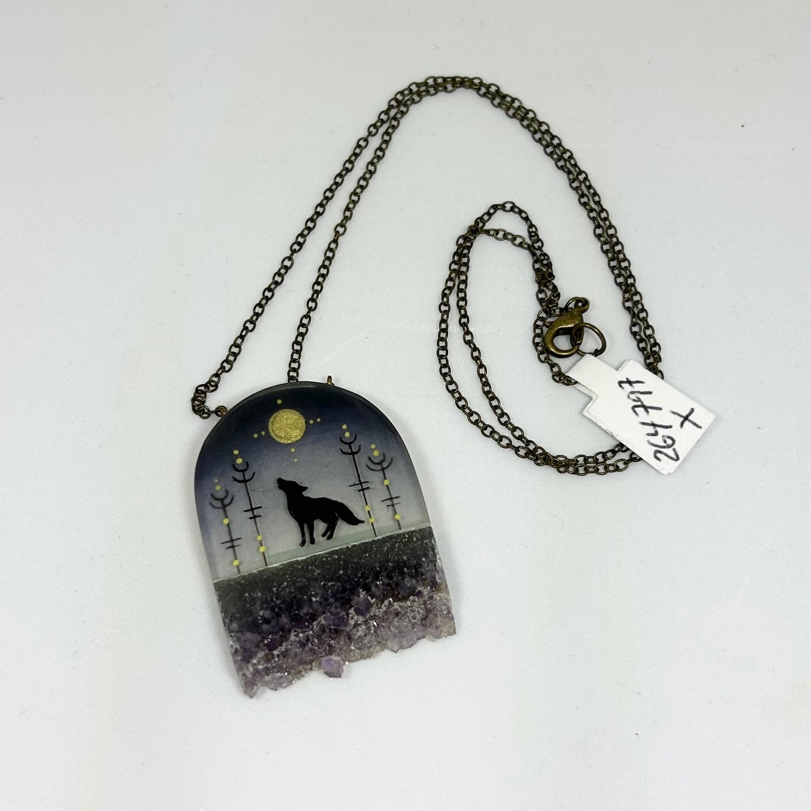 Necklace - Wolf Crystal