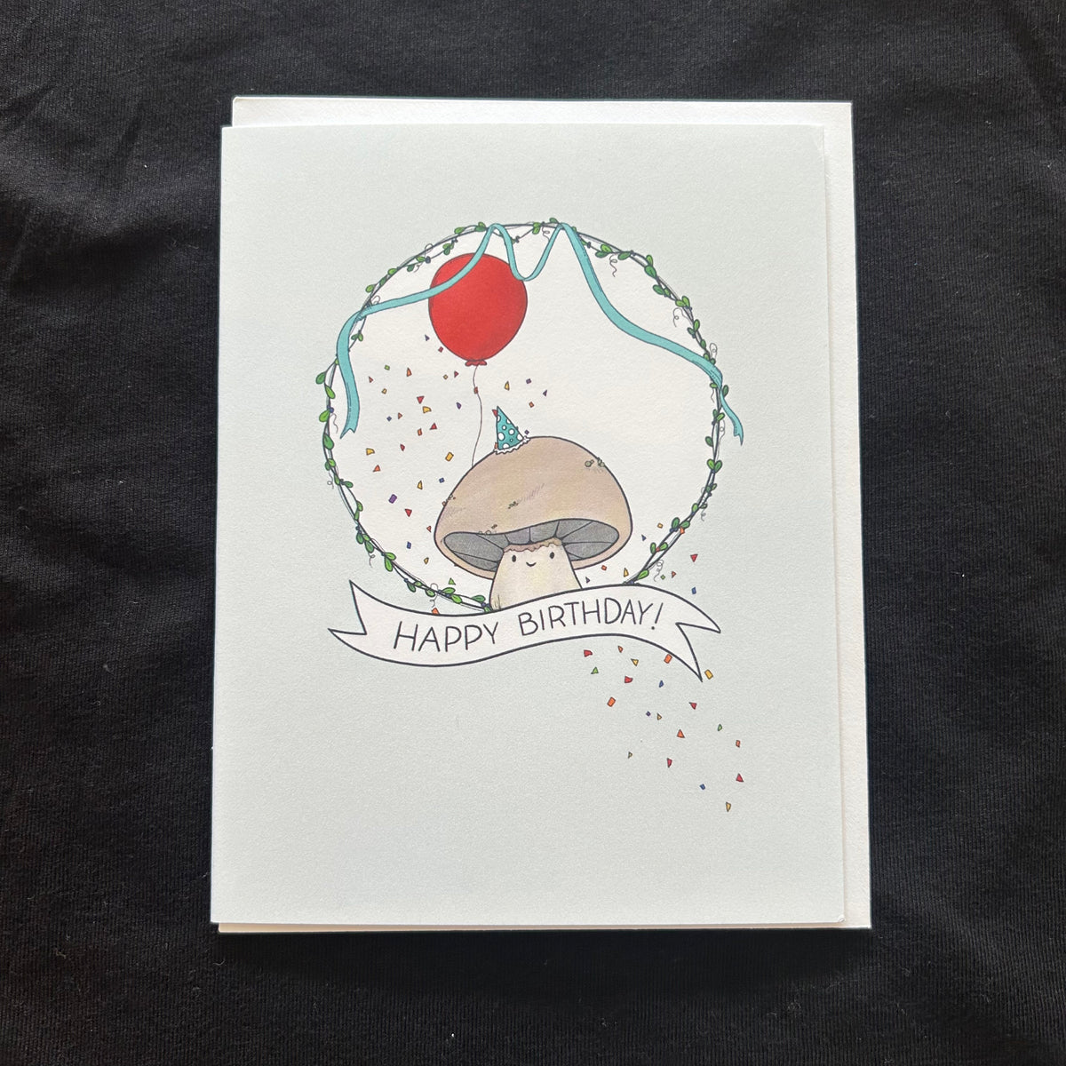 Card - Happy Birthday Mushroom