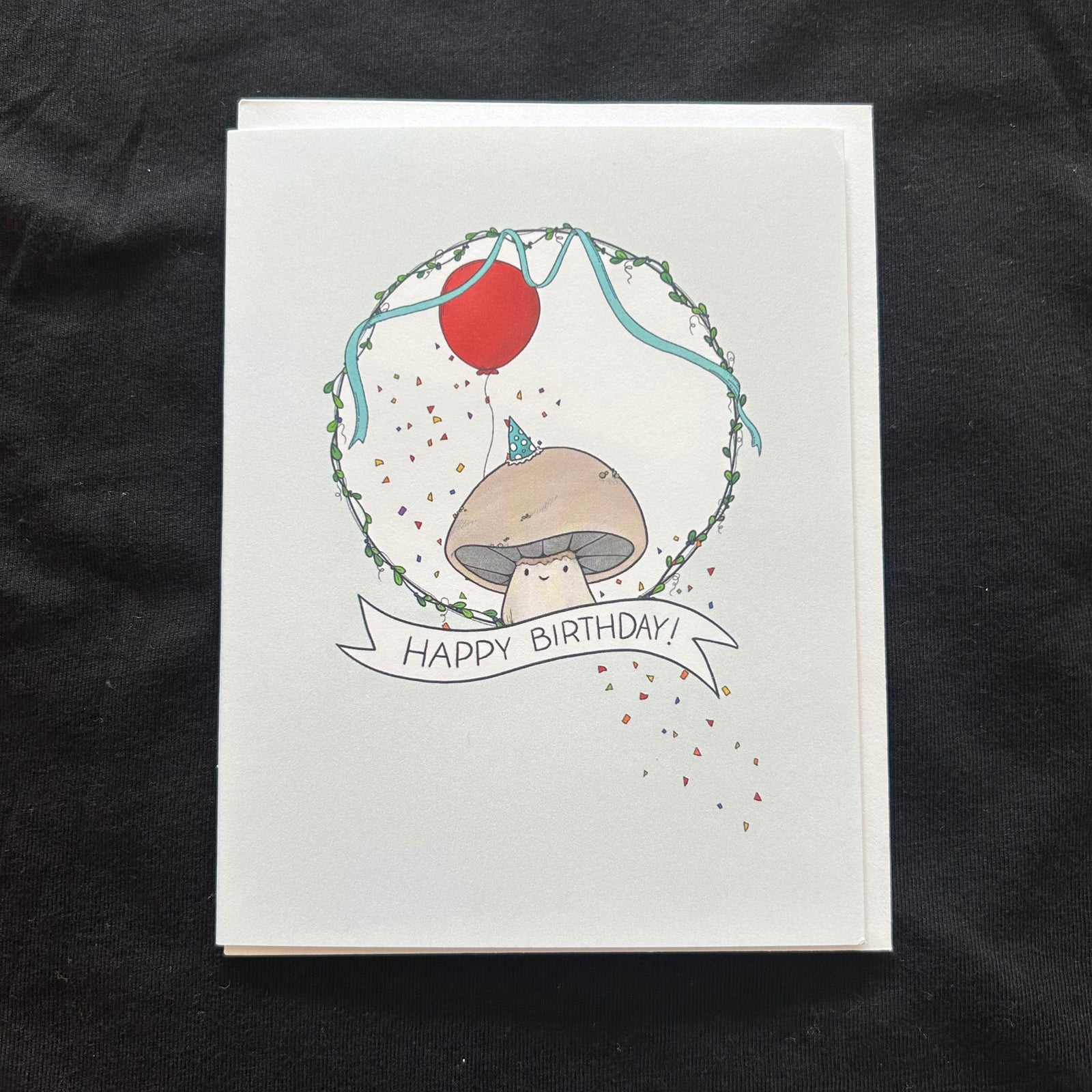 Card - Happy Birthday Mushroom