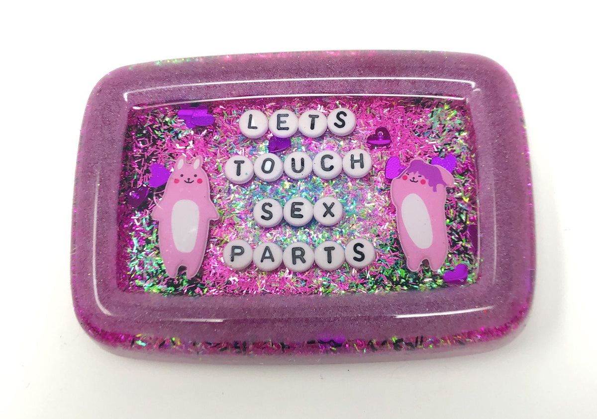 Let's Touch Sex Parts - Shower Art - READY TO SHIP