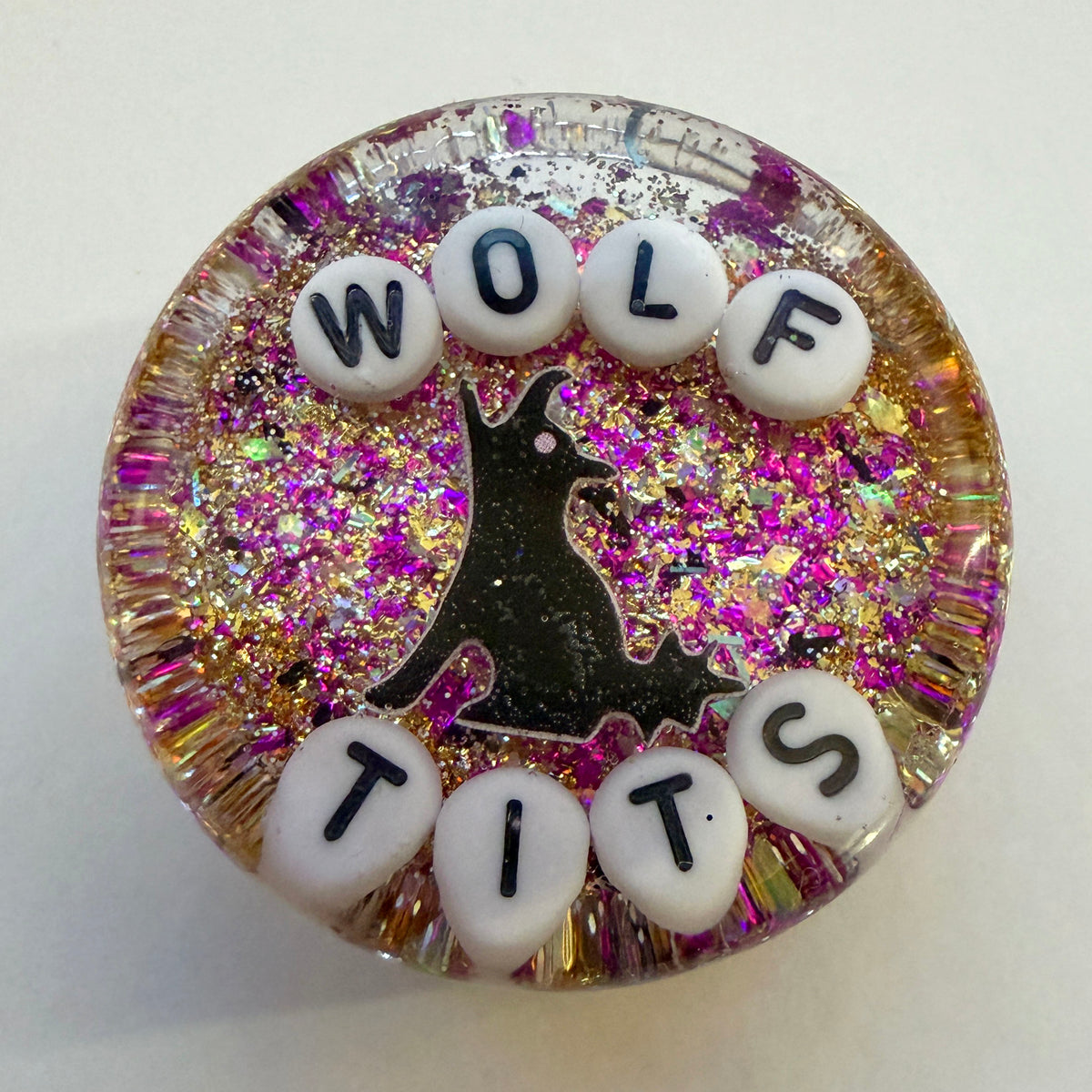 Wolf Tits - Shower Art - READY TO SHIP