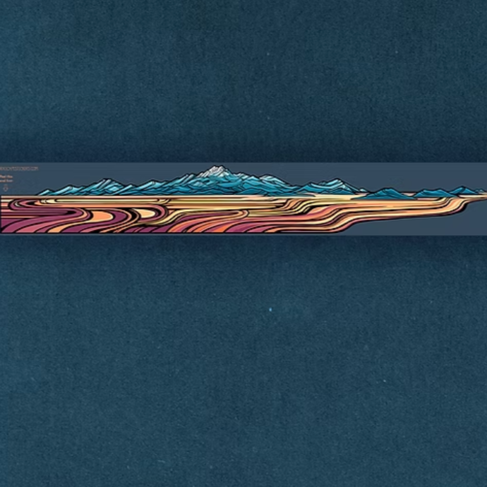 Infinity sticker with Olympic National Park.