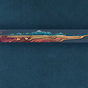 Infinity sticker with Olympic National Park.