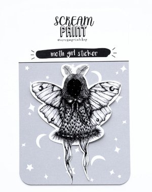 Sticker - Moth Girl