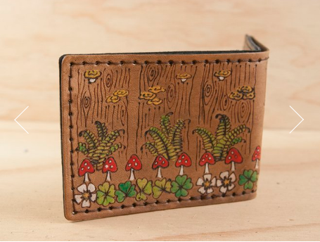 Wallet - Bifold  - Mushrooms