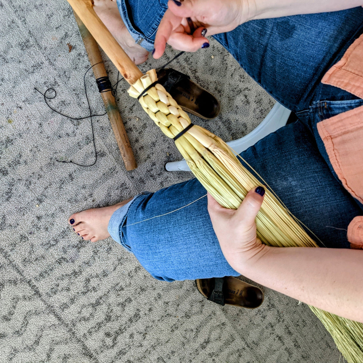 Learn to Weave a Cobwebber Broom