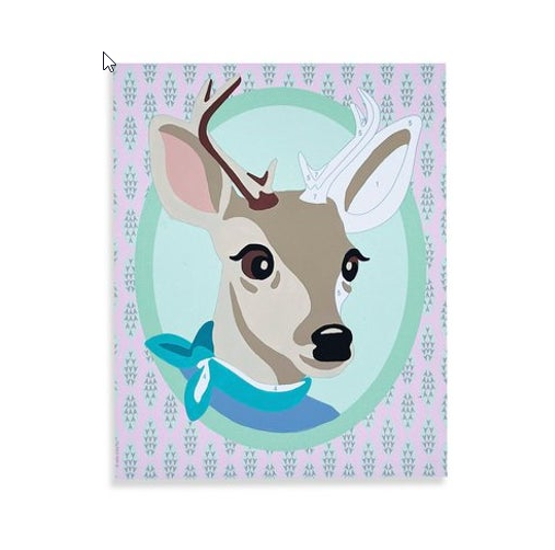DIY - Kids Paint By Number Kit - Dale Deer
