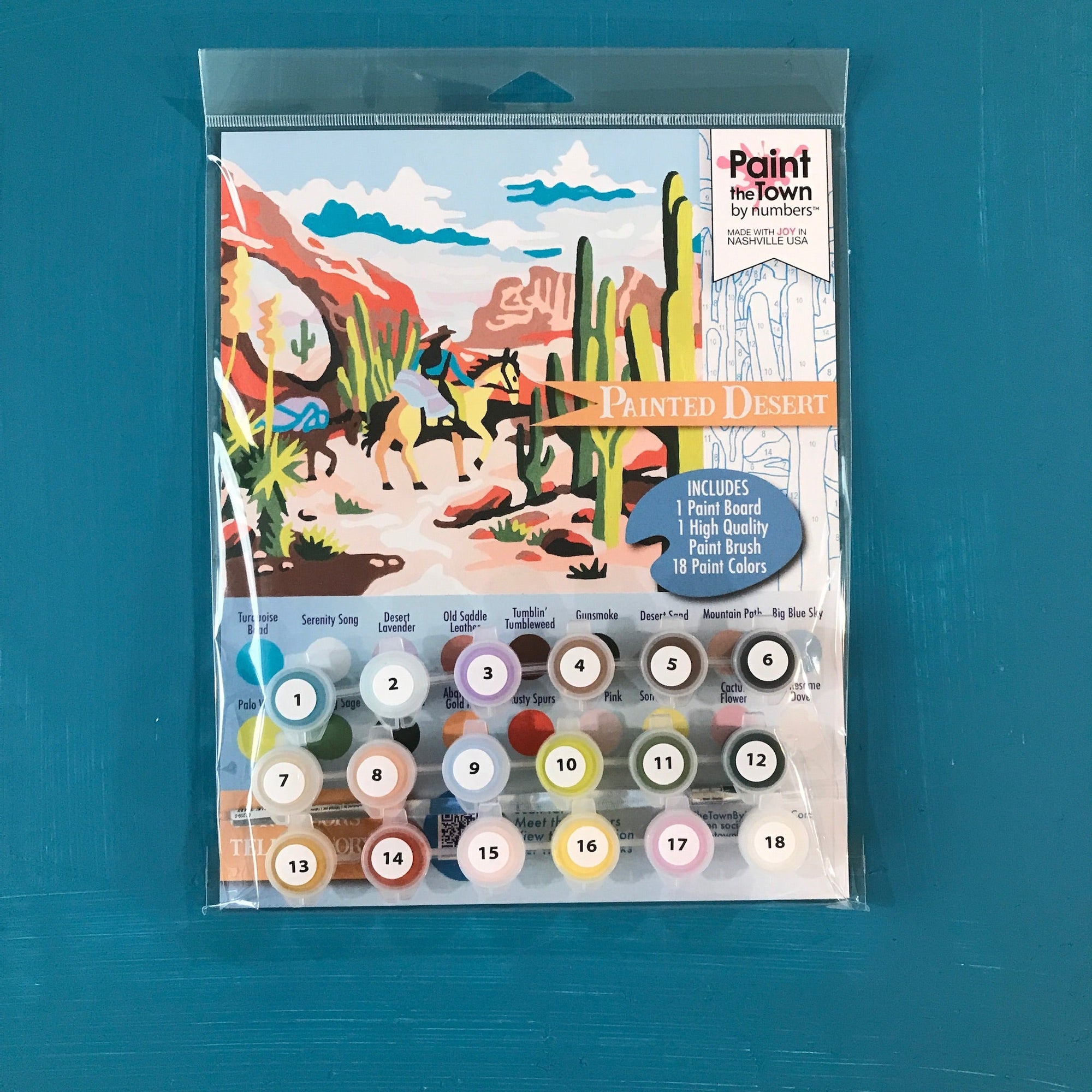 Paint By Number Kit - Painted Desert