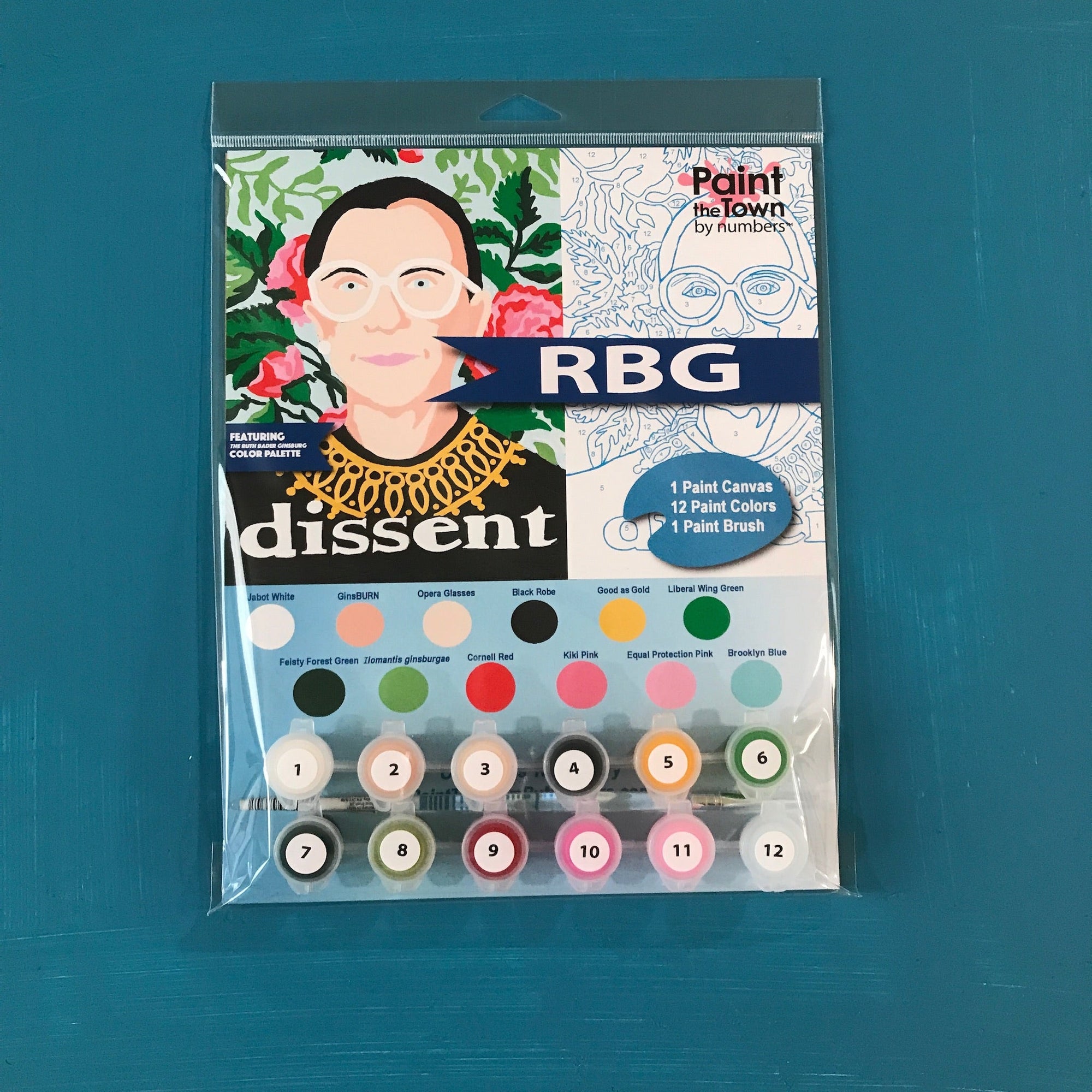 Paint By Number Kit - Ruth Bader Ginsberg