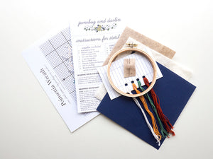 Poinsettia Wreath Kit