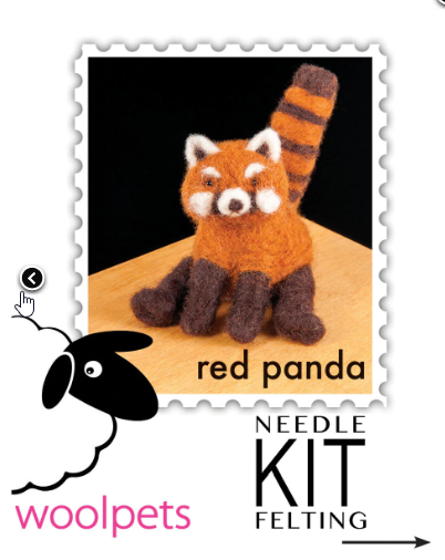 DIY - Needle Felting - Red Panda -(Wool Pets) Craft Kit