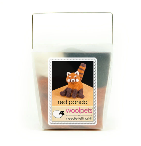 DIY - Needle Felting - Red Panda -(Wool Pets) Craft Kit