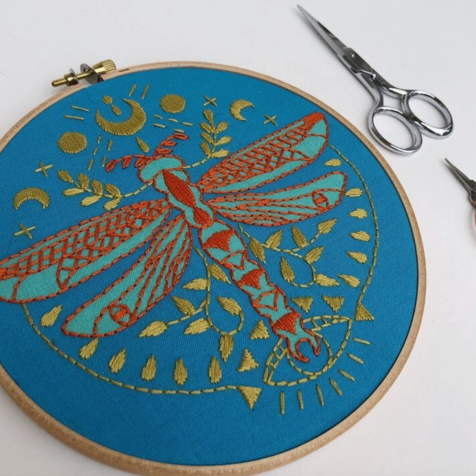 DIY - Embroidery - Mystic Dragonfly Kit