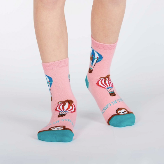 SALE Sock - Junior Crew: Hang In There (SITM / Sock It To Me)