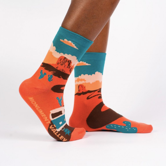 SALE Sock - Small Crew: Monument Valley (SITM / Sock It To Me)