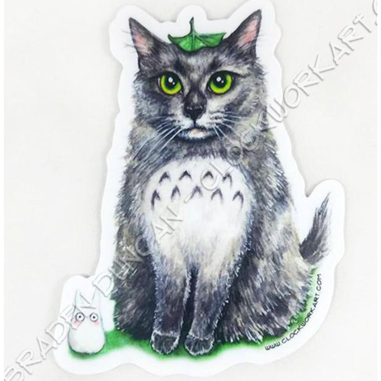 Sticker - Forest Friend Kitten (Clockwork Art / Braden Duncan)