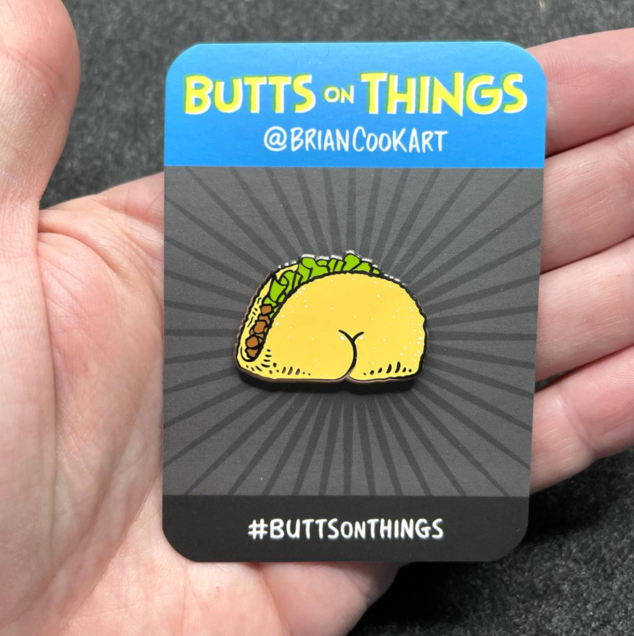 Enamel Pin - Taco Butt